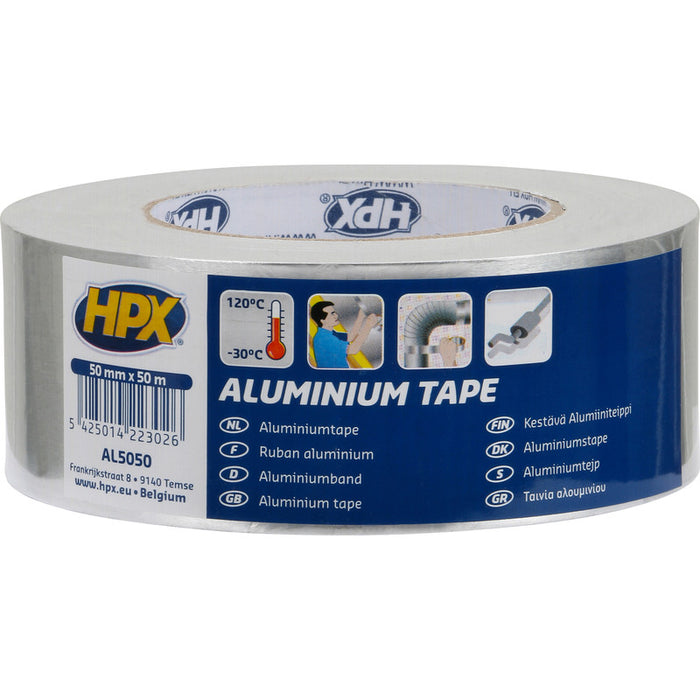 HPX Aluminium tape 50mm x 50m